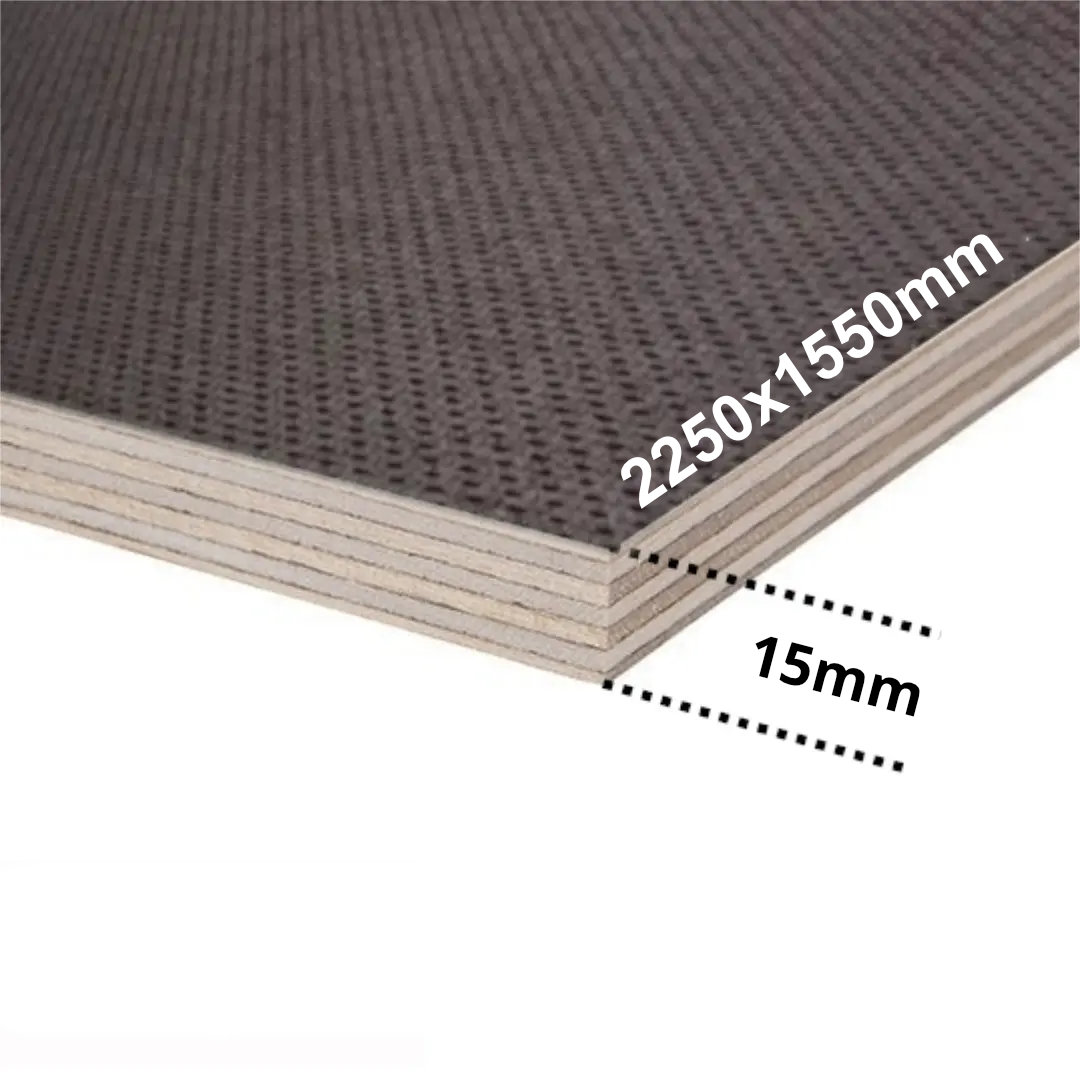 Preglejka ryža Bojkun Protišmyková preglejka breza 225x155cm, hrúbka 15mm, vzor ryža – Obrázok 1